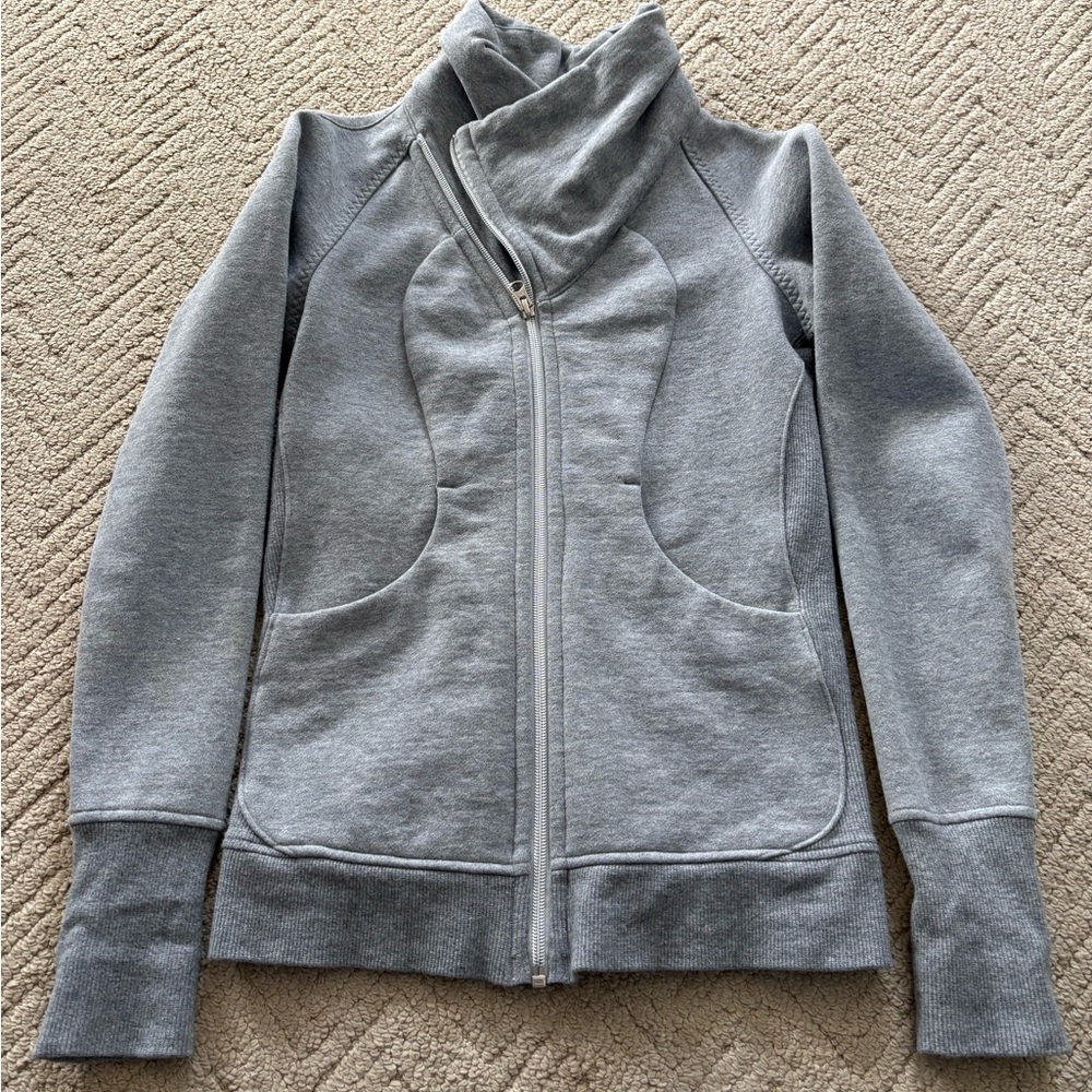 Lululemon Gray Zip-up Jacket Size 2